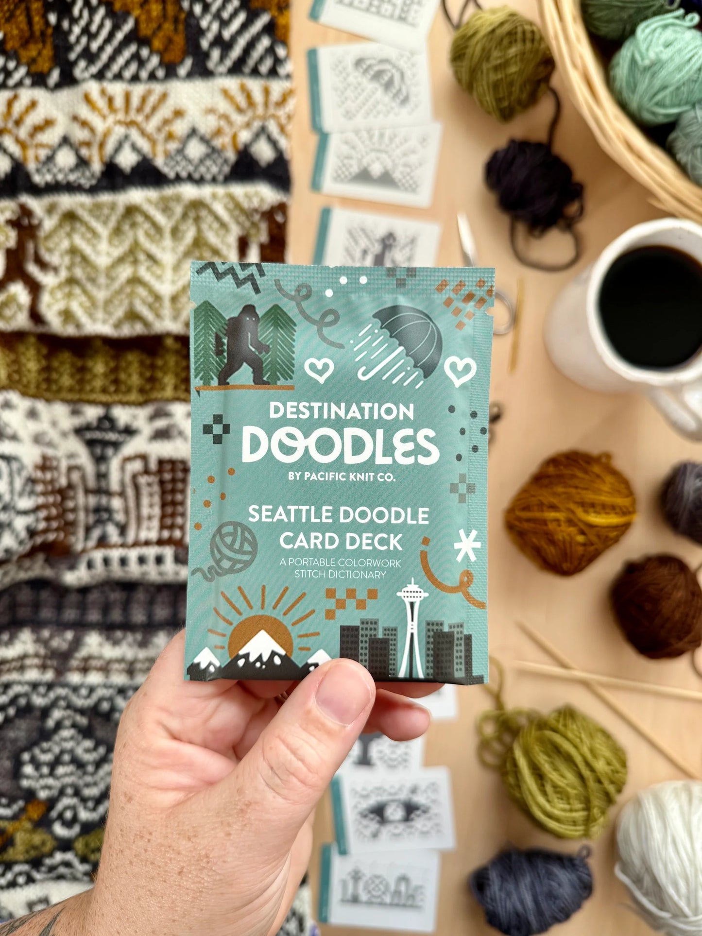 Doodle Card Deck - Seattle (foil pack)