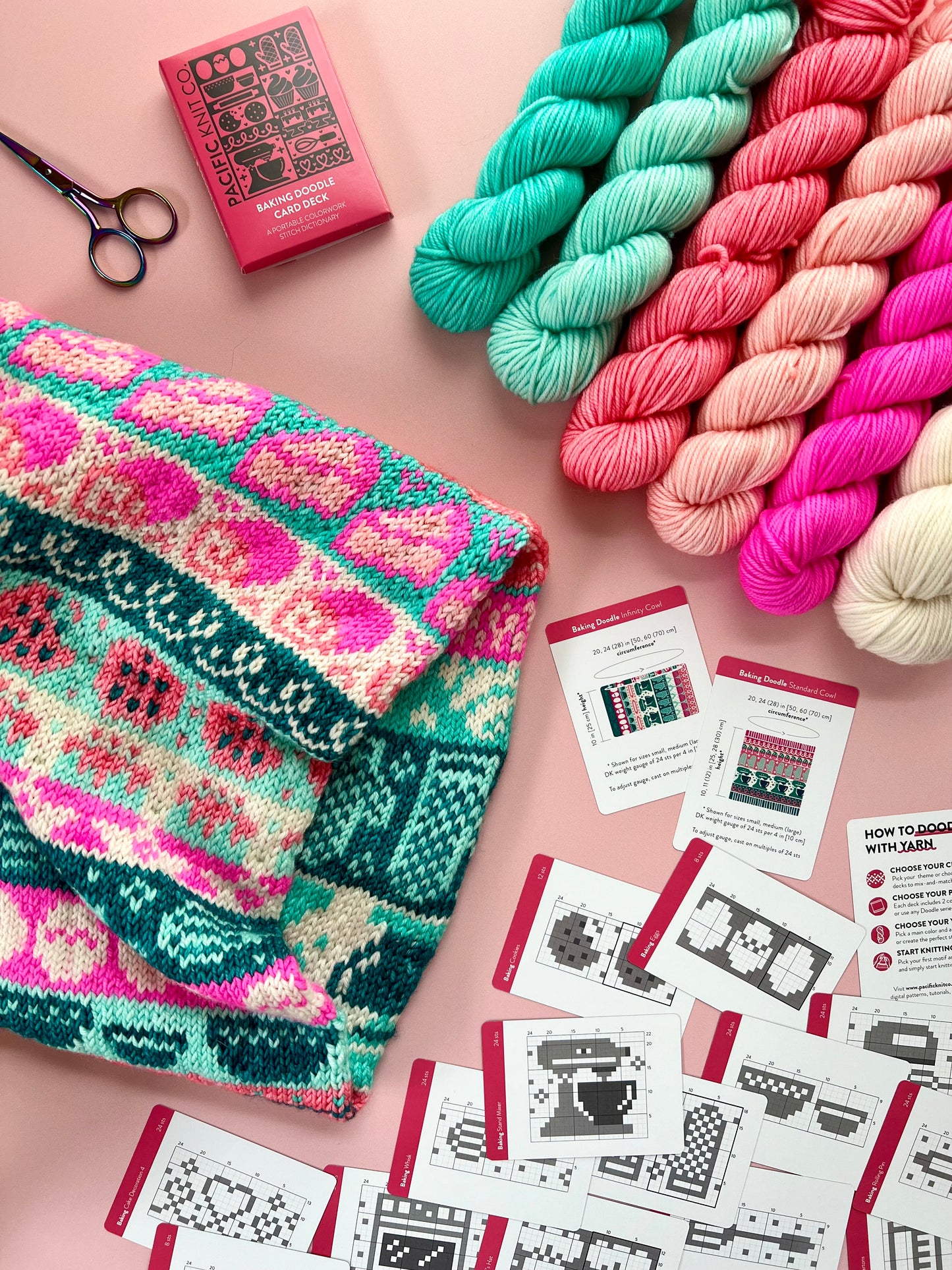 Doodle Card Deck - Baking (half deck)