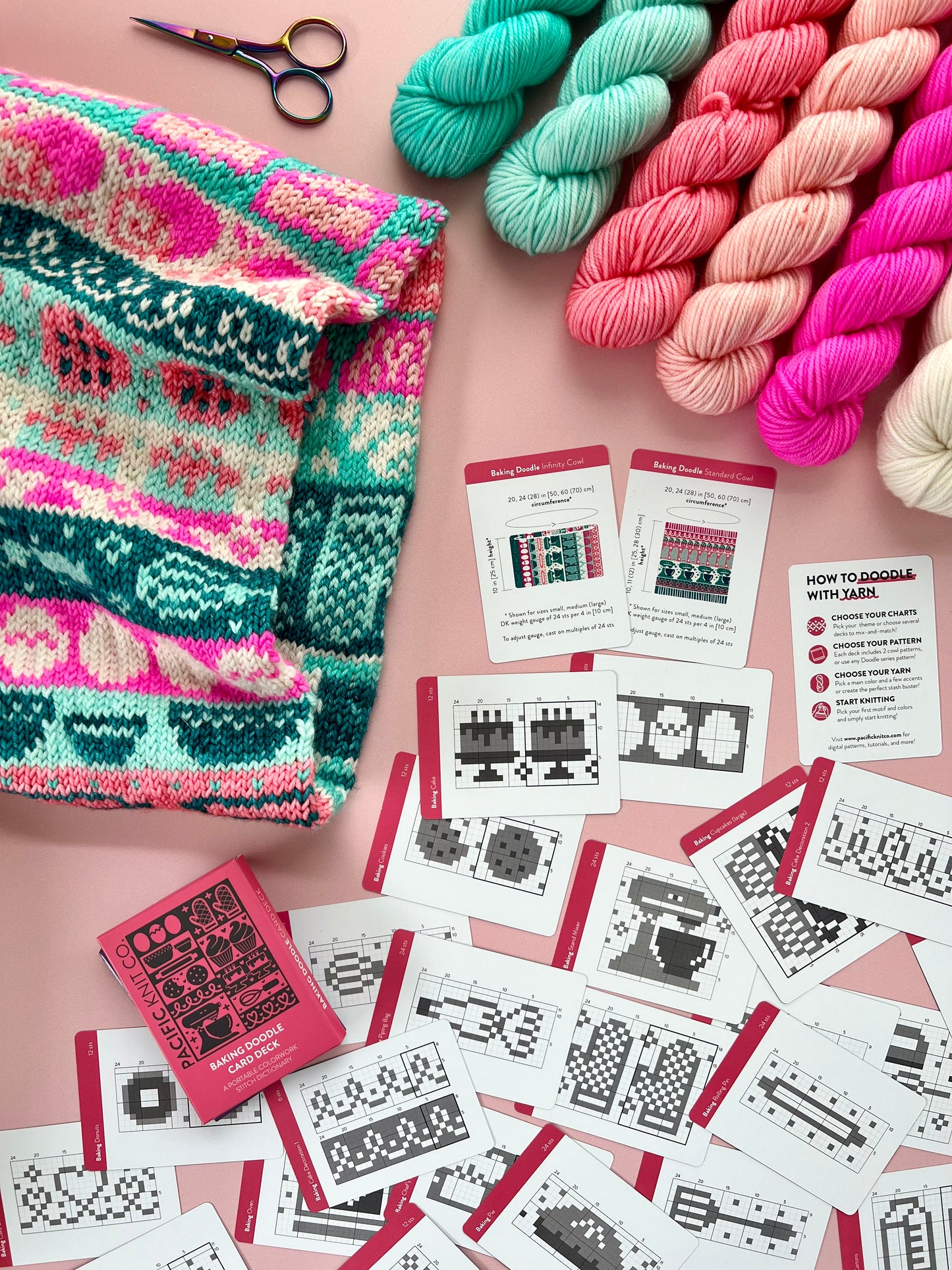 Doodle Card Deck - Baking (half deck)