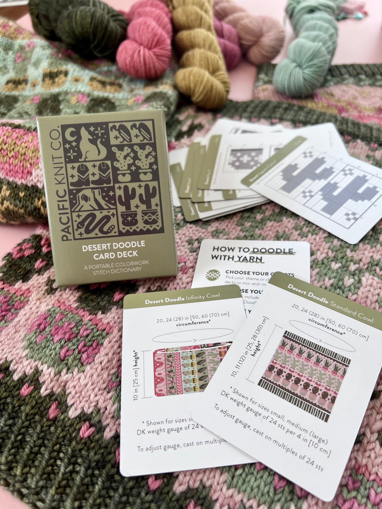 Doodle Card Deck - Desert (half deck)