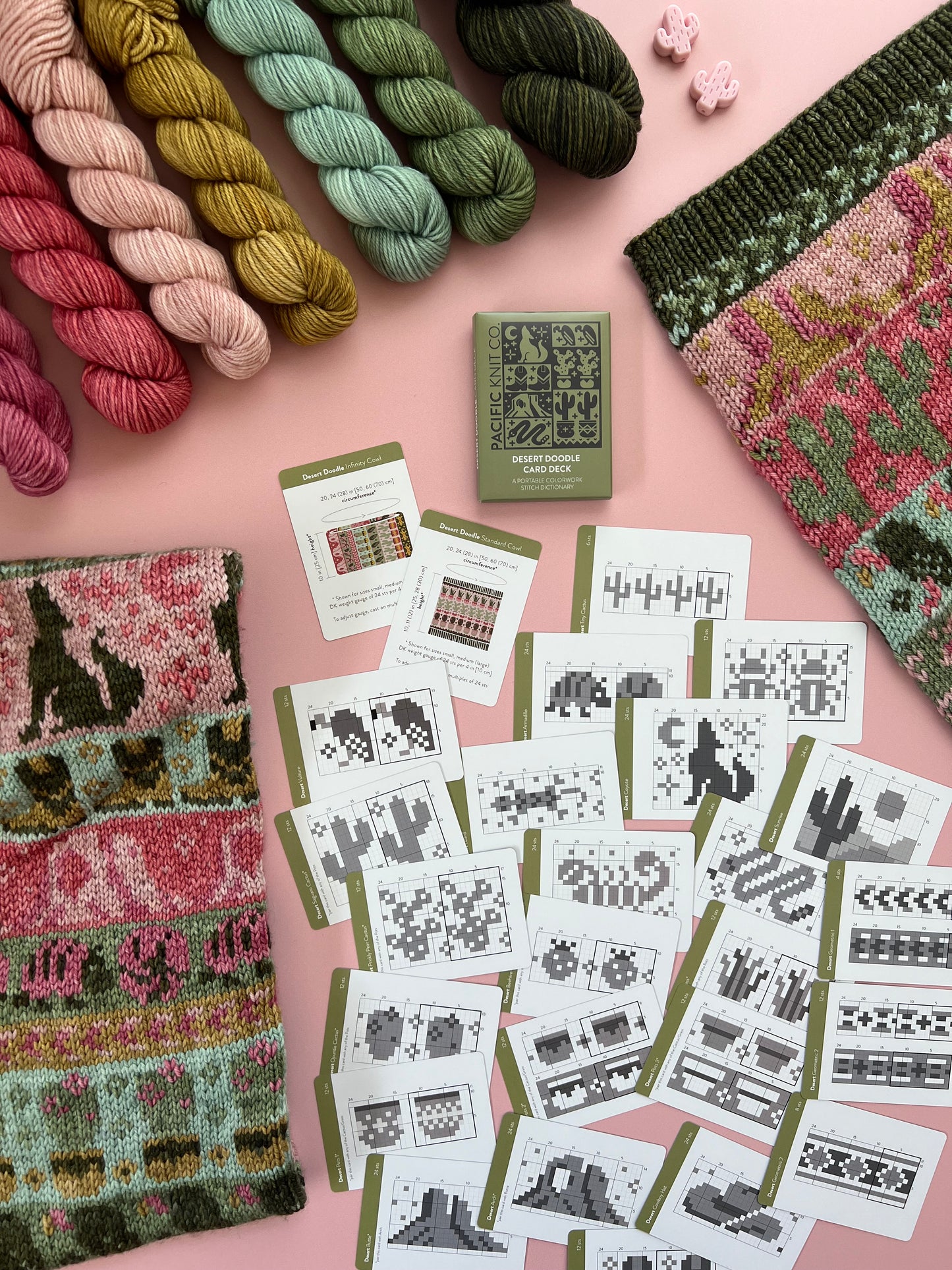 Doodle Card Deck - Desert (half deck)