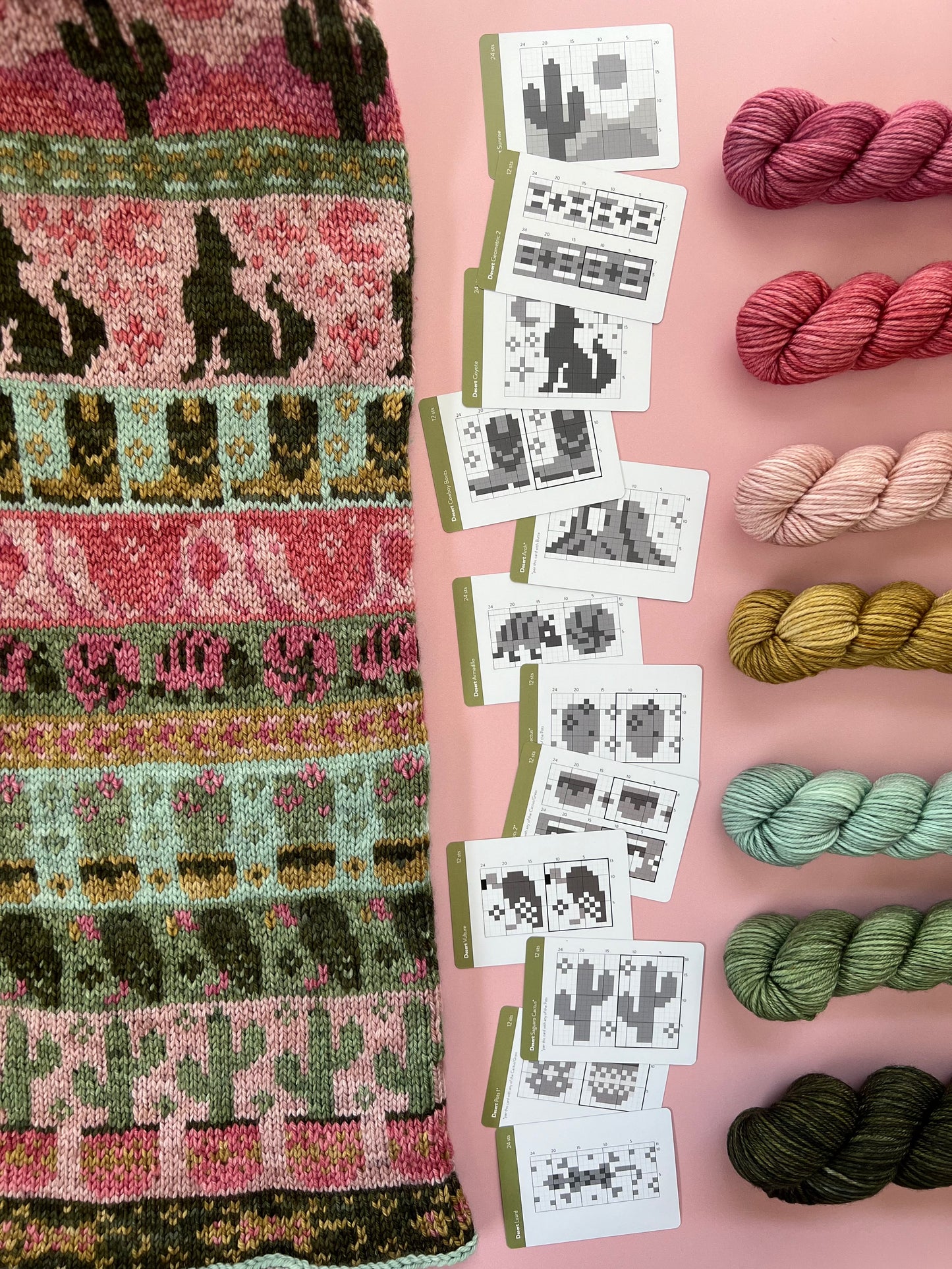 Doodle Card Deck - Desert (half deck)