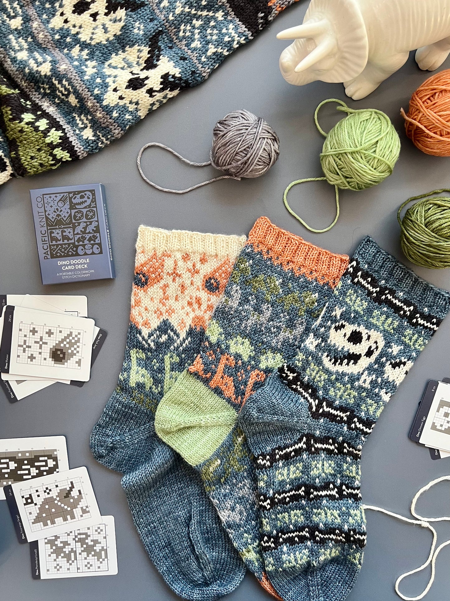 Doodle Card Deck - Dino (half deck)