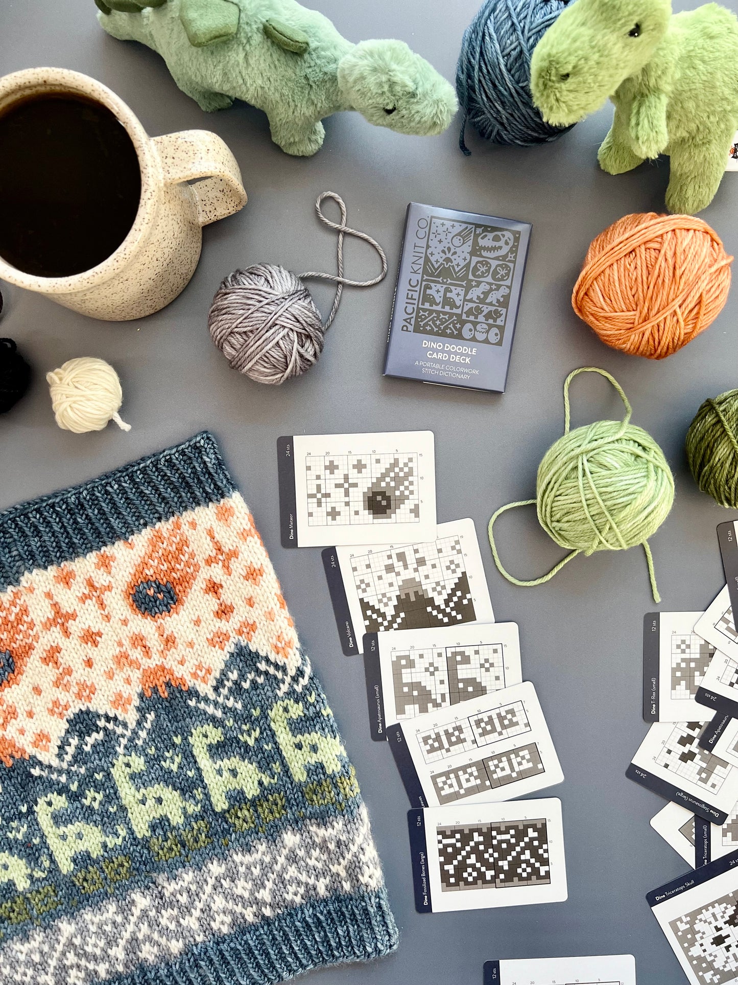 Doodle Card Deck - Dino (half deck)