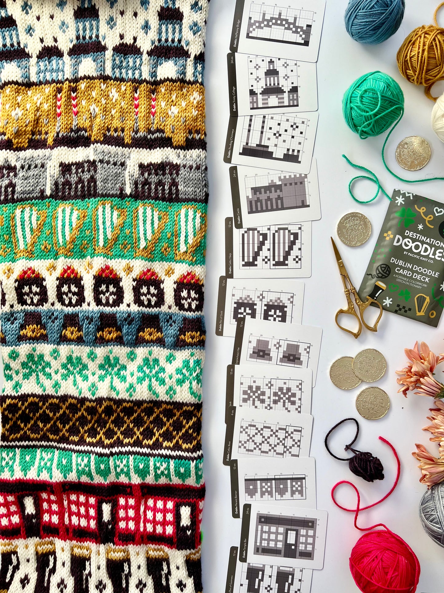 Doodle Card Deck - Dublin (foil pack)