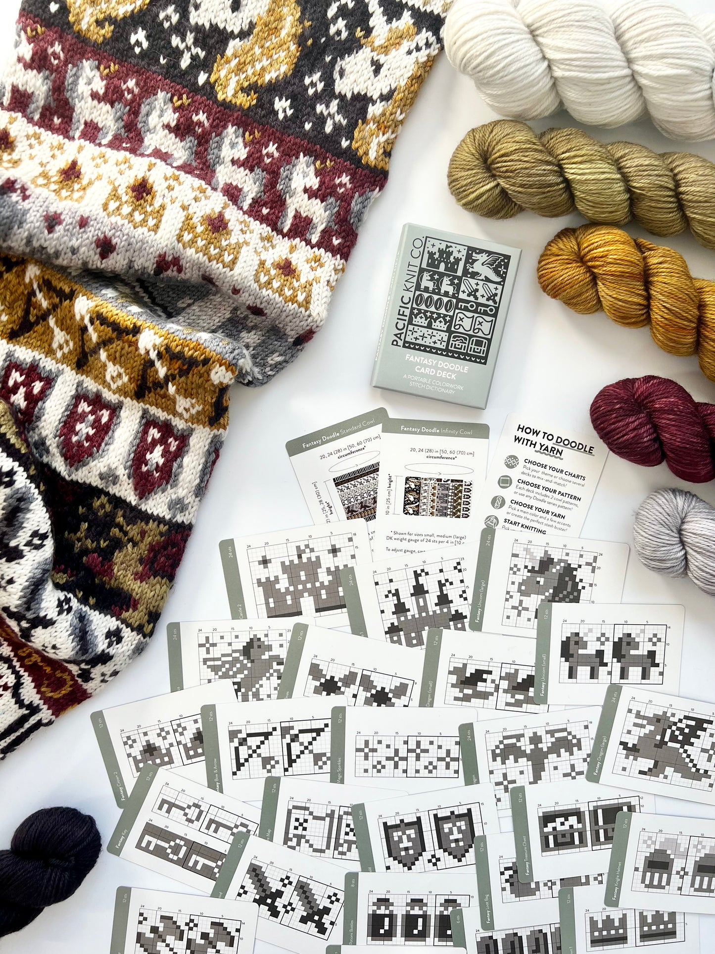 Doodle Card Deck - Fantasy (half deck)