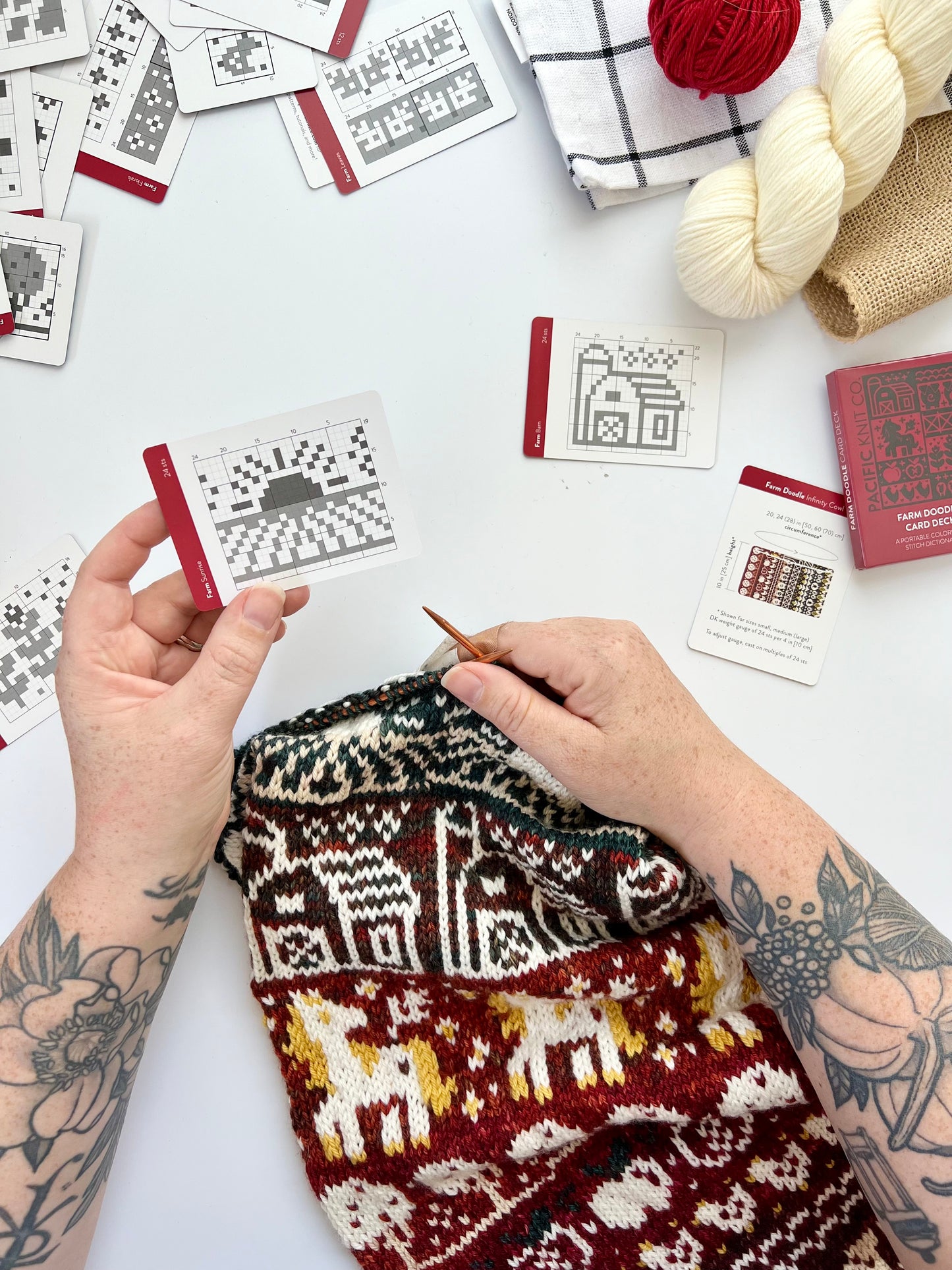 Doodle Card Deck - Farm (half deck)