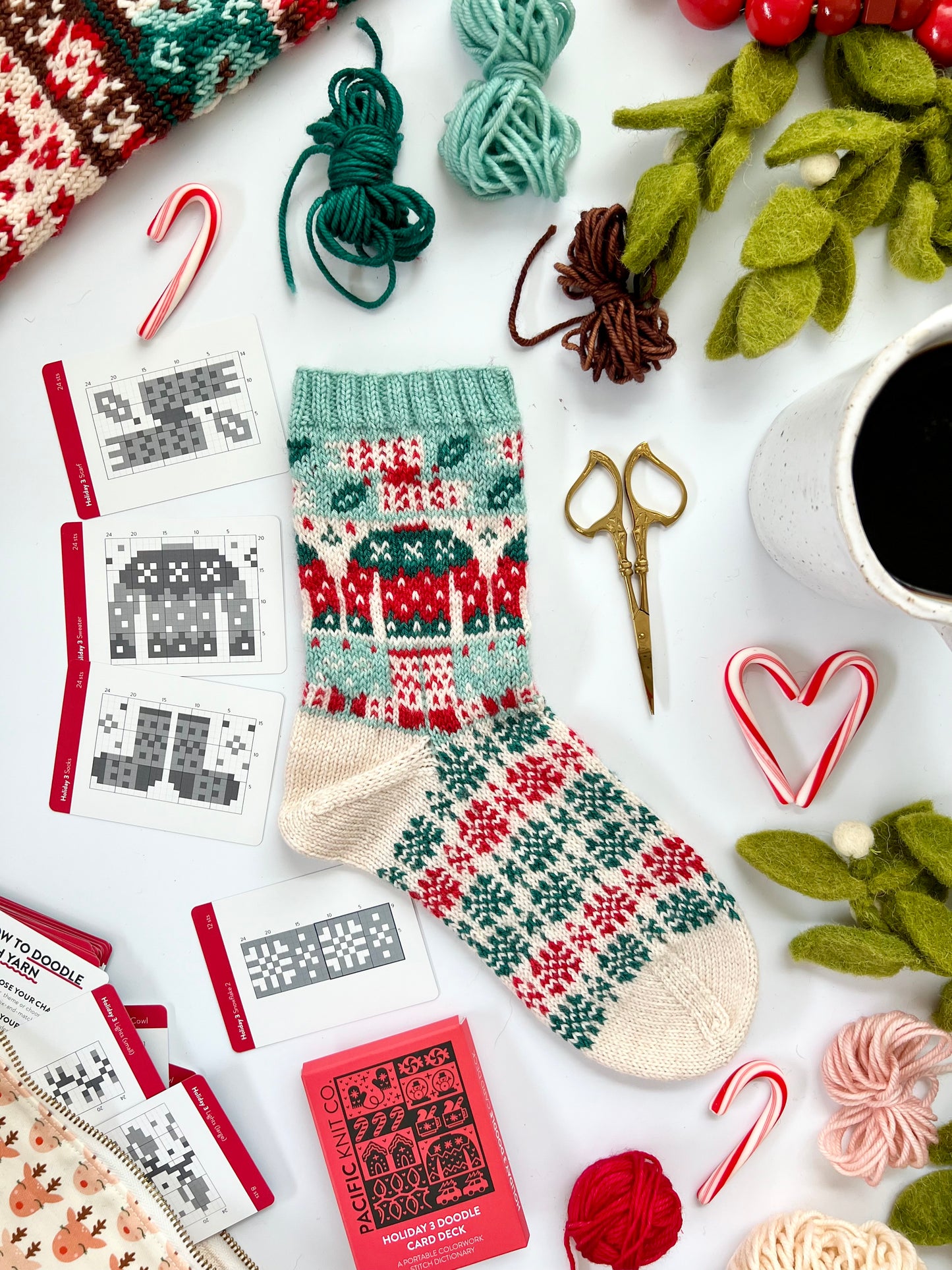 Doodle Card Deck - Holiday 3 (half deck)