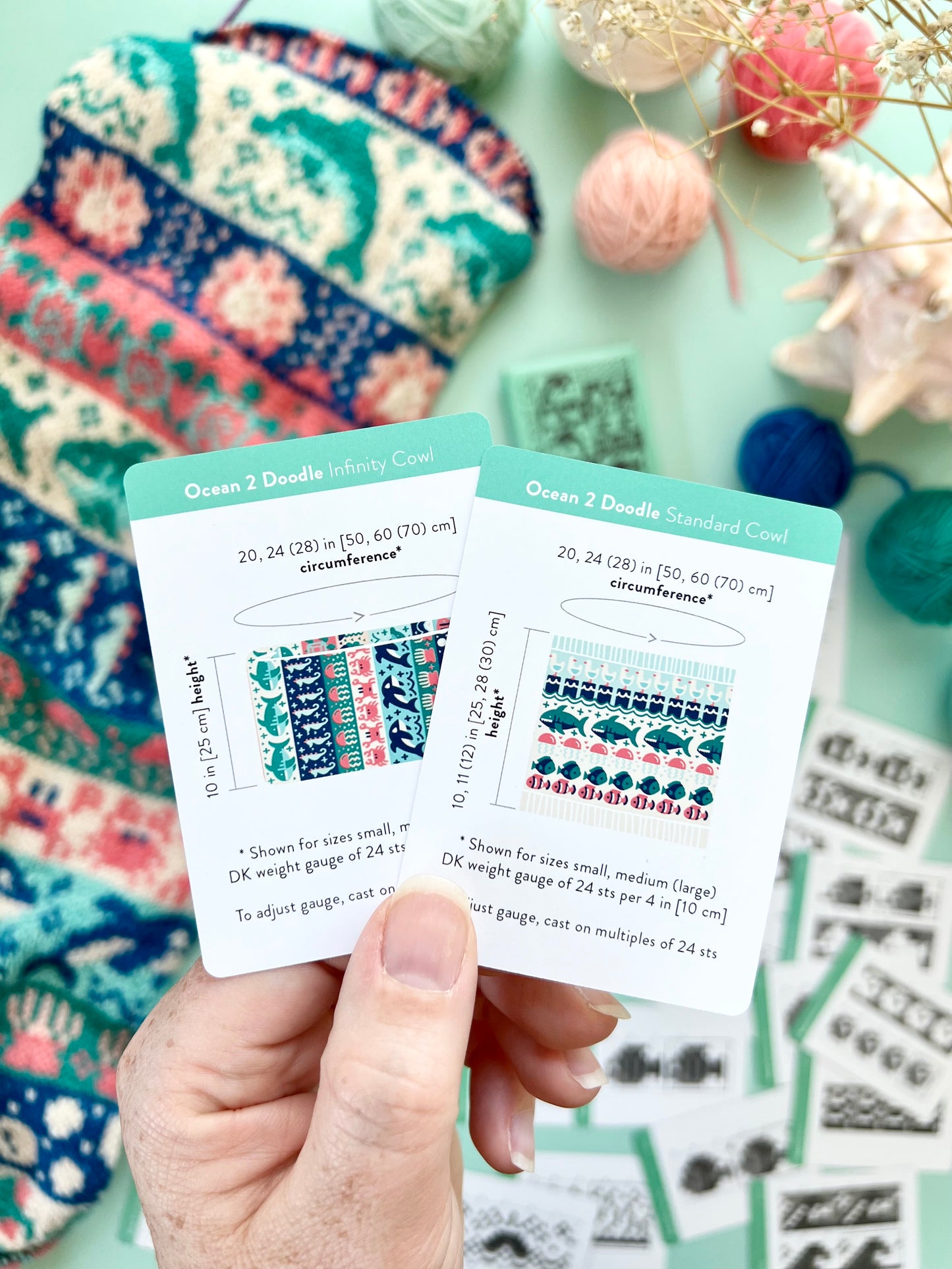 Doodle Card Deck - Ocean 2 (half deck)