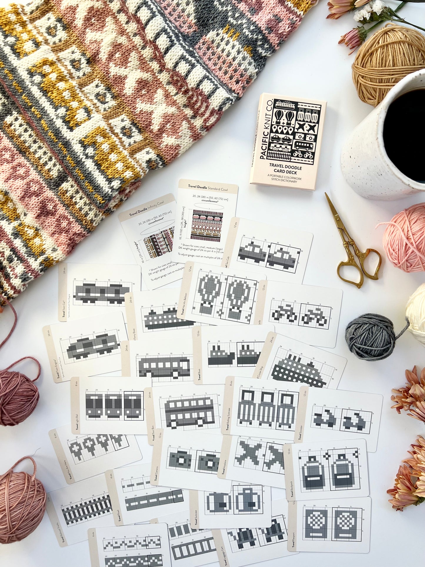 Doodle Card Deck - Travel (half deck)