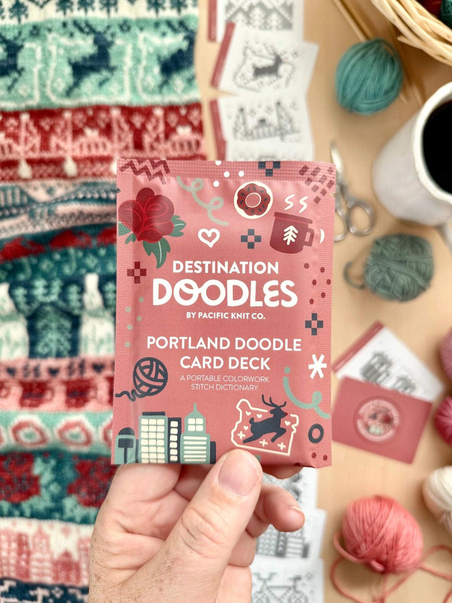 Doodle Card Deck - Portland (foil pack)