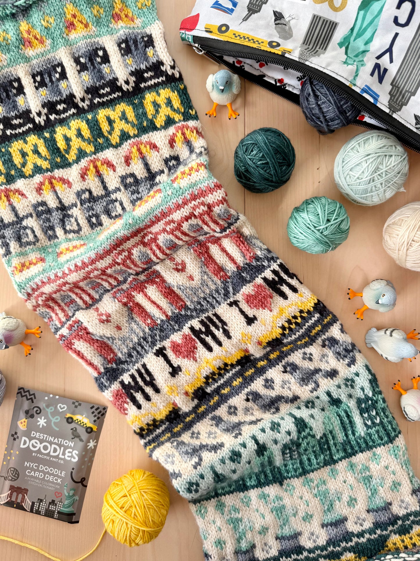 Doodle Card Deck - New York (foil pack)